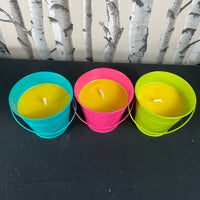 Citronella Candle & Tea Light Holder Set of 3 Multicolor Unbranded