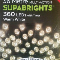 Multi-Action Supabrights Outdoor Christmas Decorations 36m/28.7m/6m Premier