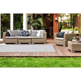 Outdoor Living Patio Rug Light Grey Rope Eco PET Rug Reversible The Outdoor Living company