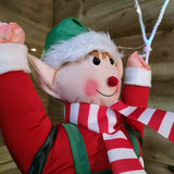 Premier 60cm Parachuting Christmas Elf or Santa Claus Multi-Colour LED Lights - Retail ABC - Branded Goods - Discount Prices