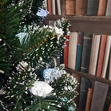 Premier 6ft Pre-Lit Rockingham White Tipped Artificial Christmas Tree Decoration - Retail ABC - Branded Goods - Discount Prices