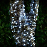 NEW 640 LED Cool White Micro Static Light Bunch Christmas Tree Home Lights Jingles