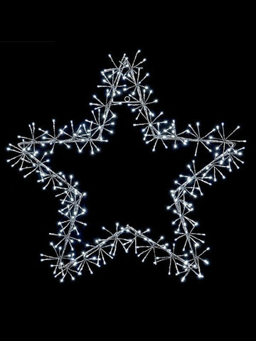 Christmas 60cm LED Twinkling Starburst Star Indoor/Outdoor Xmas Decoration Light - Retail ABC - Branded Goods - Discount Prices