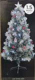 CHOICE OF Fibre Optic Flashing Colour Changing Christmas Trees LEDs 4ft / 5ft Premier