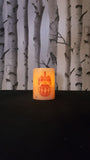 ""10 Centimeter Bauble Cream Flickering Christmas Candles"" Unbranded