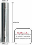Premier Set Of 3 Luxury Silver Colour Bottle Stopper Lights Warm White LEDs - Retail ABC - Branded Goods - Discount Prices