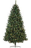 1.8m / 6ft Pre-lit Nordic Fir PVC Christmas Xmas Tree 280 Warm White LED Indoor Premier