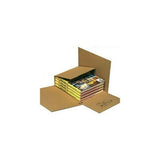 10 x CD DVD Book Wrap Cardboard Shipping Mailer Postal Boxes 270 x 185 x 10-80mm - Retail ABC - Branded Goods - Discount Prices
