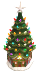 Premier Tabletop Ceramic Lighted Green Battery Operated Christmas Tree Decoratio - Retail ABC - Branded Goods - Discount Prices