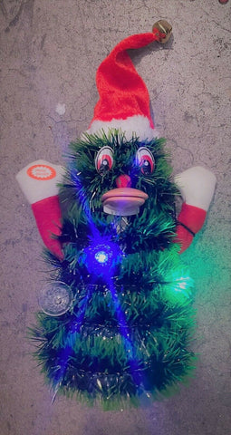 25cm Animated Christmas Tree With Music Sings Rudolph The Red Nose Reindeer - Retail ABC - Branded Goods - Discount Prices