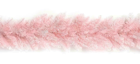 2.7m 9ft Pink Decorative Garland Christmas Decoration Xmas Salon Hairdresser Premier