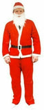 Premier One Size 5 Piece Adult Father Christmas Santa Suit Costume Set - Retail ABC - Branded Goods - Discount Prices