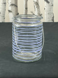 2 x 14 cm Lilac Tea Light Holder Dimensions : H14 x Dia.10cm Dimensions