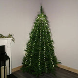 Premier Ultra Brights 2m 200 LED Micro Bright Pin Wire Waterfall Tree Warm White Premier