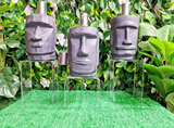 The Outdoor Living Company Oil Burner Statues MOAI TIKI Heads The Outdoor living company