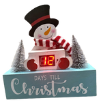 Premier Digital 22cm Battery Operated 25 Days till Christmas Snowman Calendar - Retail ABC - Branded Goods - Discount Prices