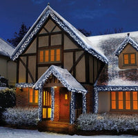 Premier Christmas Lights 768 LED Compact Cluster 4.5m lit length White Premier