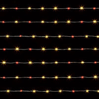 Christmas Lights Xmas Decorations Indoor Outdoor Red & Gold 10m 200 LEDs Premier Decorations