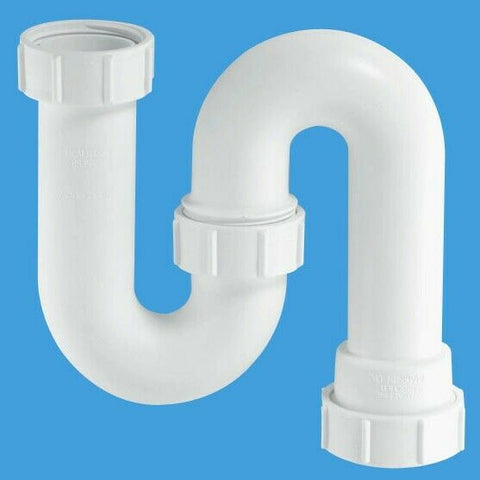 MASB10 1-1/4" Swivel S Trap 32mm 1.50" 1-1/4" Deep 75mm Water seal Mcalpine