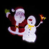 Premier 31cm Animated Colour Projector - Santa And Snowman 5 Metre Lead Cable - Retail ABC - Branded Goods - Discount Prices