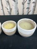 Set of ( 4-piece ) Citronella Candle Pot H8.5 x D9.5 cm For Use Outdoor & Indoor Unbranded