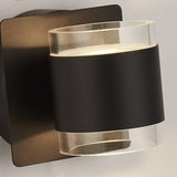 Searchlight Tumbler Wall Light Bathroom Up & Down IP44 Fitting - Matt Black Searchlight