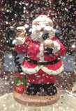 21cm Light Up LED Water Spinner Santa Phonebox Lantern Snow Globe Christmas - Retail ABC - Branded Goods - Discount Prices