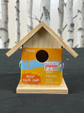 2 x Paint Your Own Wooden Birdhouse Indoor Activity for Kids Style chosen Random Unbranded