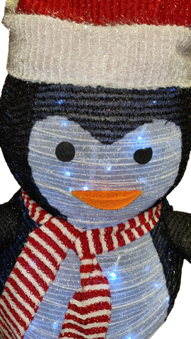 Premier 75cm Free Standing Battery Operated Light Up Xmas Penguin Decoration - Retail ABC - Branded Goods - Discount Prices