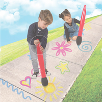 Giant Chalk Brush Artbox Pavement Games Child Creative Fun Crosses Outdoor ArtBox