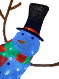 Premier Acrylic 56cm Twig Arms Snowman Light Up LED Christmas Decoration - Retail ABC - Branded Goods - Discount Prices
