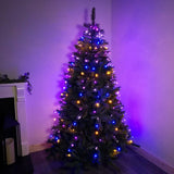 Xmas Multi Action Ultra Brights 200 Led Waterfall Multicoloured Lights Pin Wire - Retail ABC - Branded Goods - Discount Prices