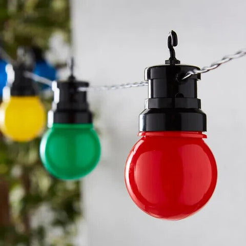 PREMIER 10 LED String Lights Multi Coloured Timer Battery 2.7M IN/OUTDOOR Premier