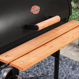 Char-Griller Wrangler Charcoal BBQ with Wooden Shelves Char-Griller