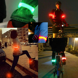 LED Flashing Shoe Bike Light Safety Heel Clip Running Jogging Night Time Walking Sabar