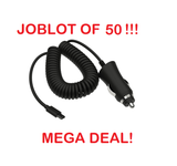 JOBLOT 50 x Kit Micro USB In-Car Charger For Android Samsung Nokia Sony LG Moto - Retail ABC - Branded Goods - Discount Prices