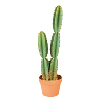 Artificial  68cm Cereus Cactus in Plastic Pot Summer home garden Premier