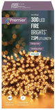 Premier 1000 In / Outdoor Twinkling Vintage Gold FireBrights LED Timer Lights - Retail ABC - Branded Goods - Discount Prices