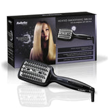 BaByliss Diamond Heated Smoothing and Straightening All Hair Types Brush BaByliss