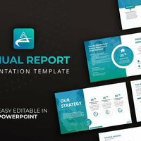 Annual Report Presentation Bundle PowerPoint Unique Templates Creative