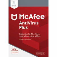 Download McAfee Antivirus PLUS 2022 One Devices 1 Year WINDOWS ANDROID McAfee