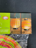 Set Of 2 Paper Lantern Garden Decorative LED For Indoor & Sheltered Outdoor Use. Unbranded