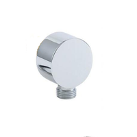 Round Chrome Union Elbow Connection for Recessed/Concealed Showers Deva