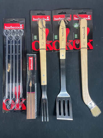 Barbecook Barbecue Tool Set With Wooden Handle Barbecook