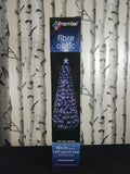 Premier 80cm Black Pencil Tree with LEDs, Fibre Optic Indoor Usable Premier