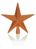 Premier 35 Piece Luxury Chrismas Tree Decoration Star Bauble Set, Copper Glitter - Retail ABC - Branded Goods - Discount Prices