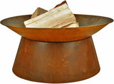 Glendale Firepit 50cm Patina Fire Pit Rustic Rust Design Fire Bowl Outdoor Esschert Design