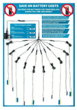 New Premier Christmas Lights - 6V Battery to Mains Adaptor Use with 10 B-O Items - Retail ABC - Branded Goods - Discount Prices