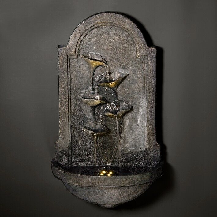 Solar Morning Glory Water Feature bird