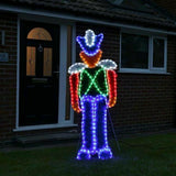 Premier 150x54cm Solider Rope Light Tinsel 252 Multi LEDs Christmas Decoration - Retail ABC - Branded Goods - Discount Prices